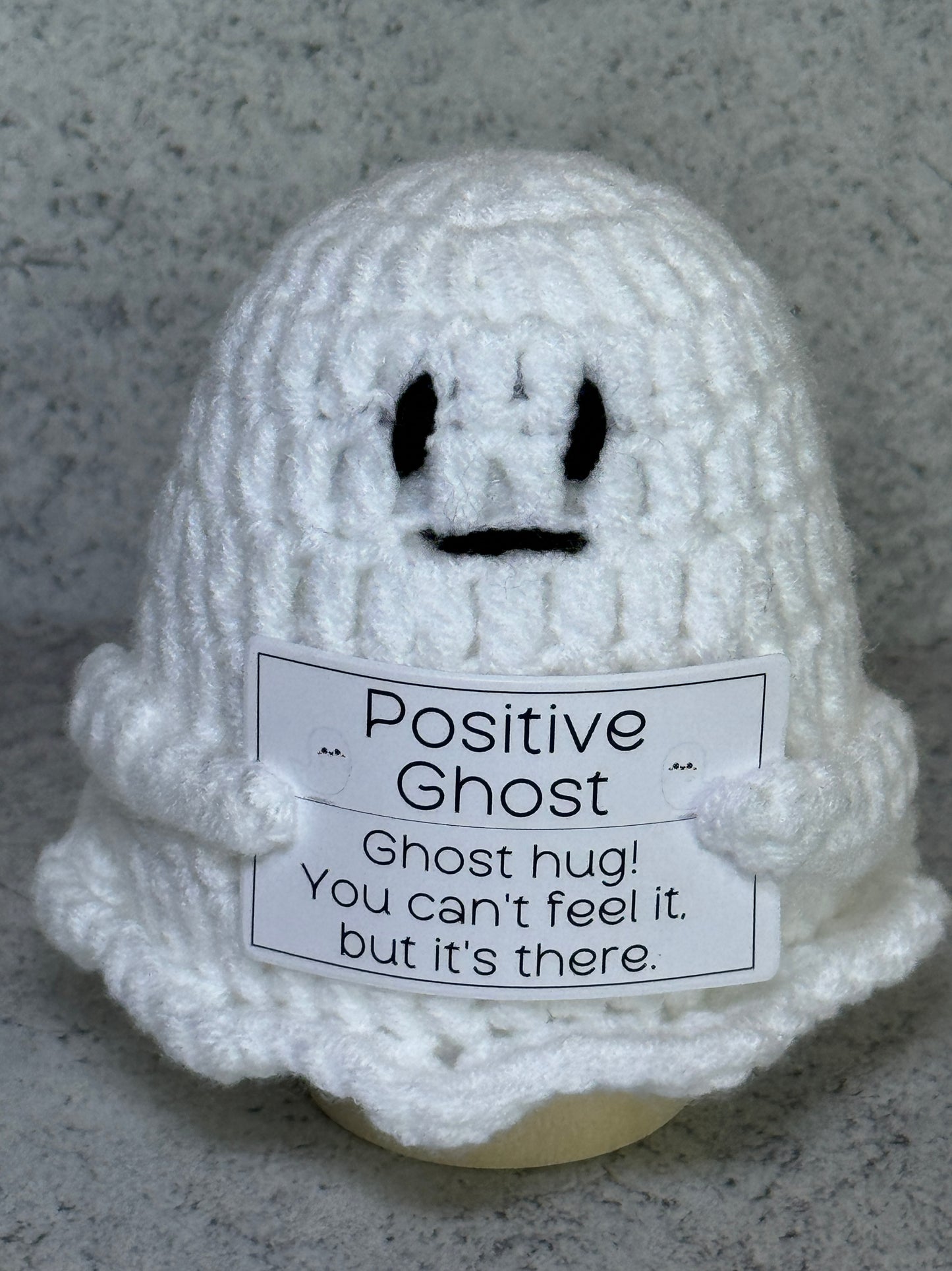 Handmade Crochet Positivity Plush – Uplifting Gifts & Home Décor by CraftnCrumble LLC