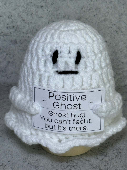 Handmade Crochet Positivity Plush – Uplifting Gifts & Home Décor by CraftnCrumble LLC
