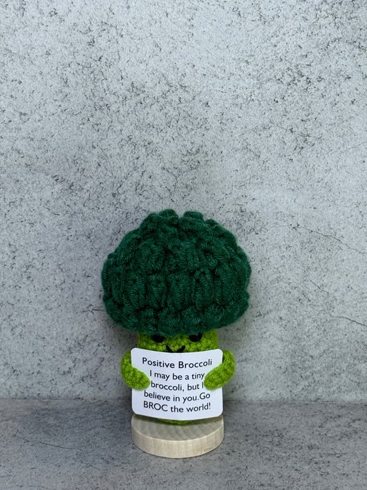 Handmade Crochet Positivity Plush – Uplifting Gifts & Home Décor by CraftnCrumble LLC