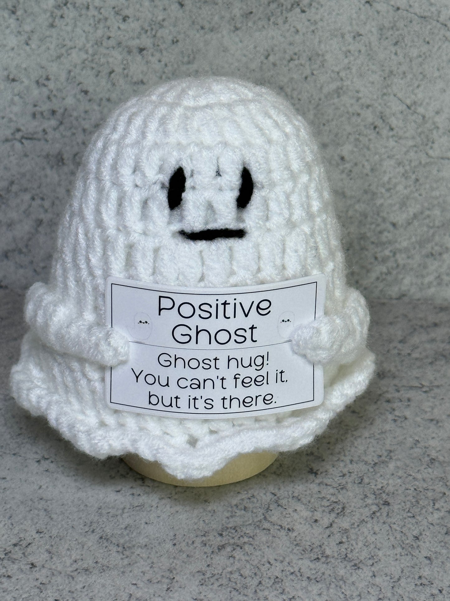 Handmade Crochet Positivity Plush – Uplifting Gifts & Home Décor by CraftnCrumble LLC