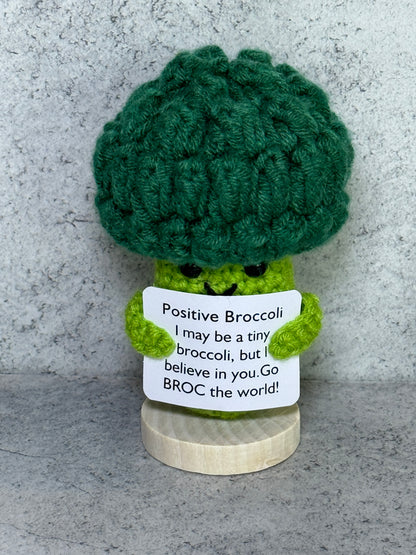 Handmade Crochet Positivity Plush – Uplifting Gifts & Home Décor by CraftnCrumble LLC