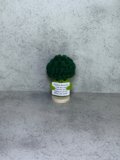 Handmade Crochet Positivity Plush – Uplifting Gifts & Home Décor by CraftnCrumble LLC