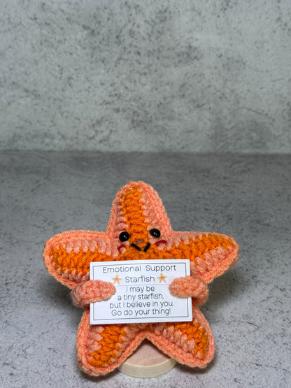Handmade Crochet Positivity Plush – Uplifting Gifts & Home Décor by CraftnCrumble LLC