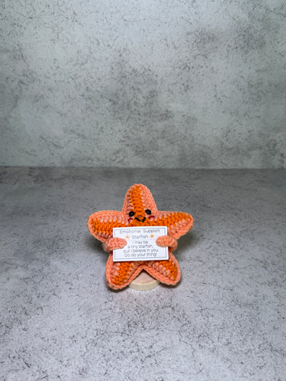 Handmade Crochet Positivity Plush – Uplifting Gifts & Home Décor by CraftnCrumble LLC