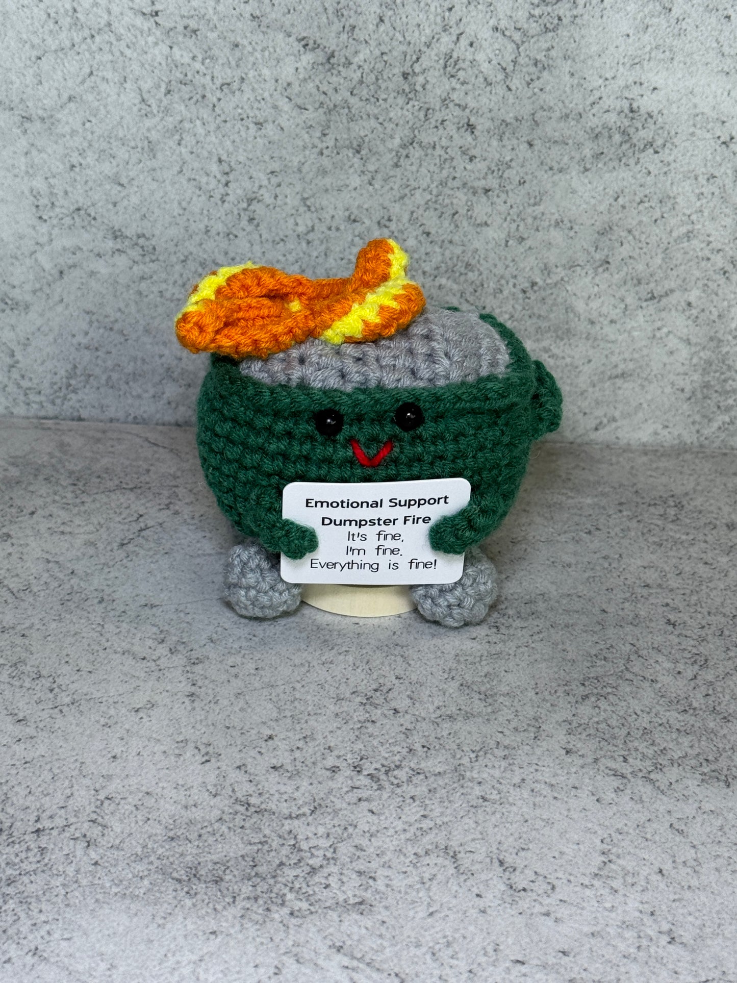 Handmade Crochet Positivity Plush – Uplifting Gifts & Home Décor by CraftnCrumble LLC