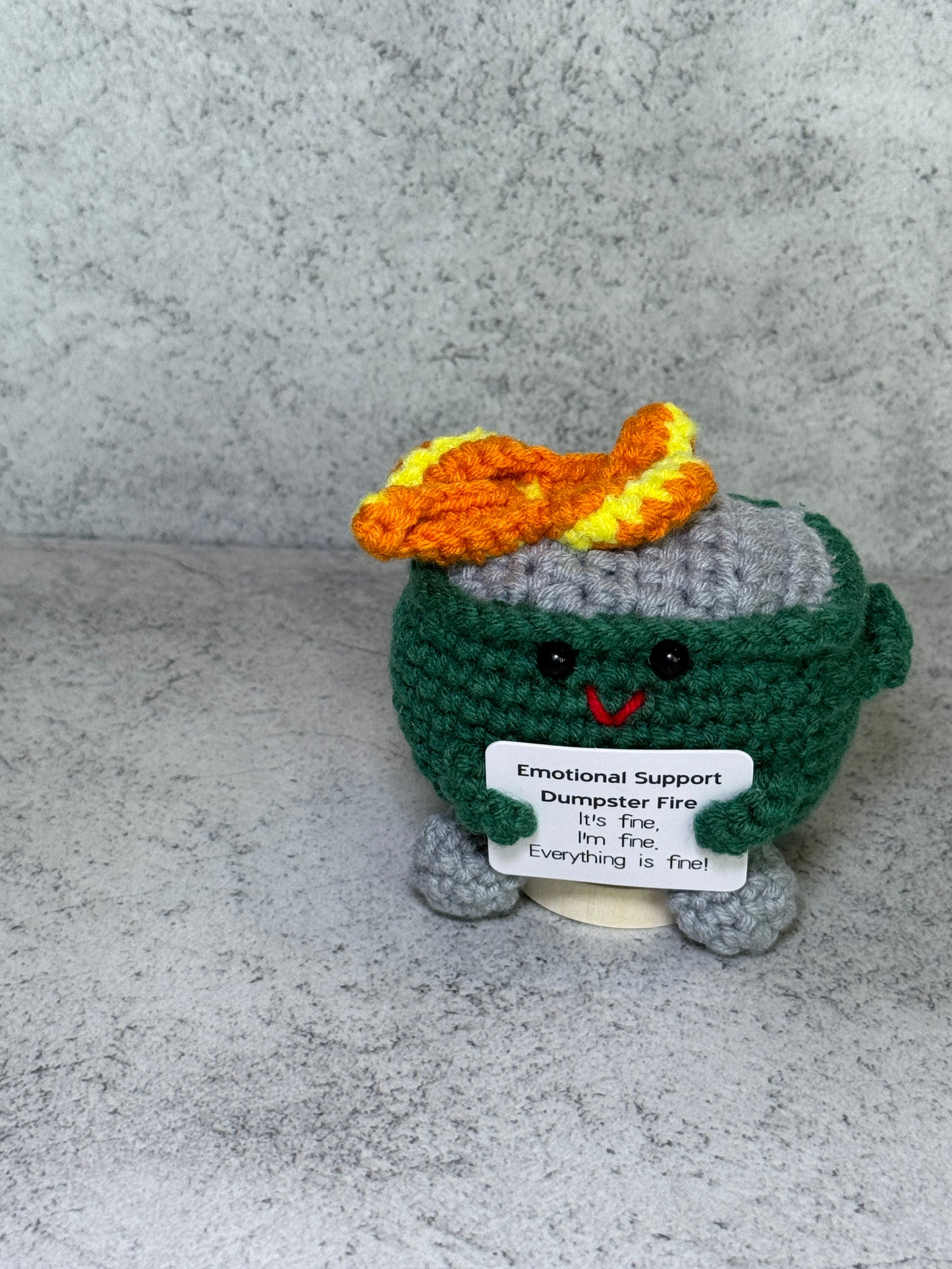 Handmade Crochet Positivity Plush – Uplifting Gifts & Home Décor by CraftnCrumble LLC