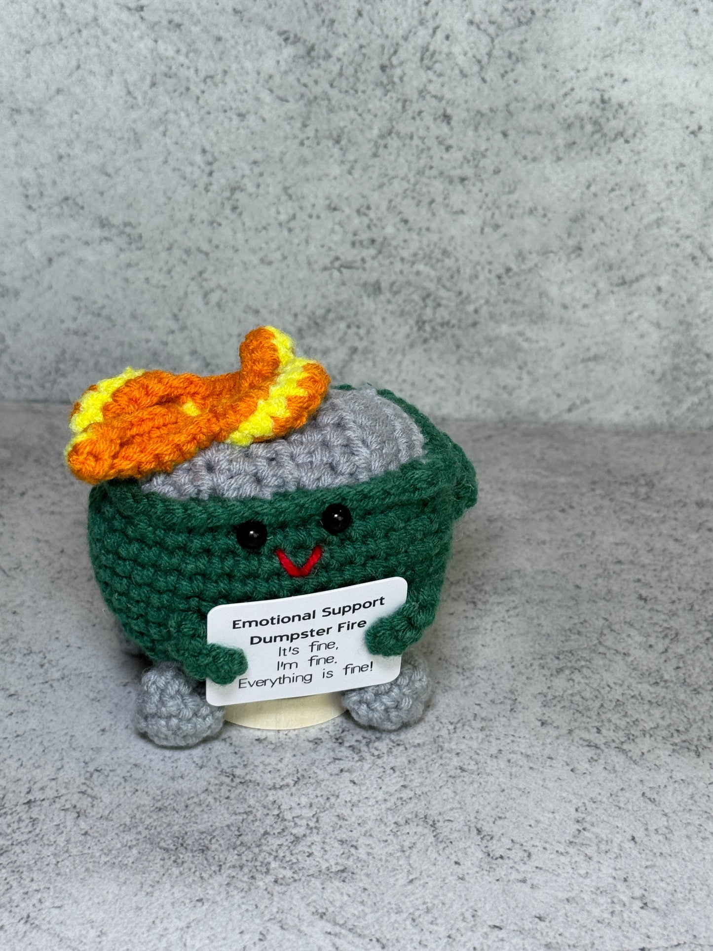 Handmade Crochet Positivity Plush – Uplifting Gifts & Home Décor by CraftnCrumble LLC
