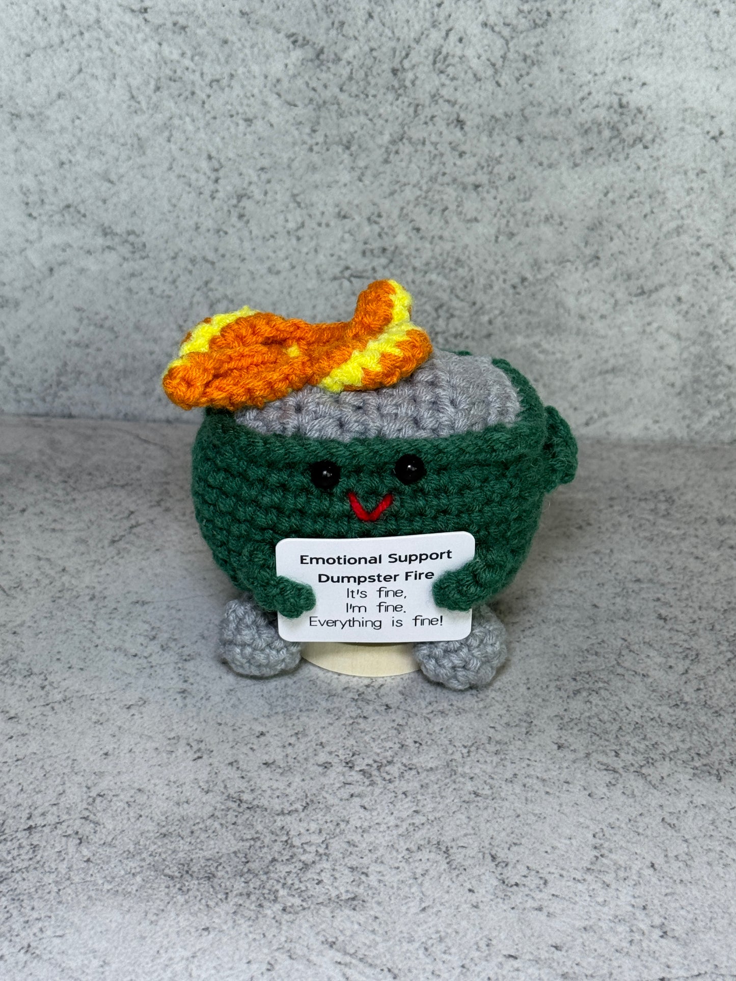Handmade Crochet Positivity Plush – Uplifting Gifts & Home Décor by CraftnCrumble LLC