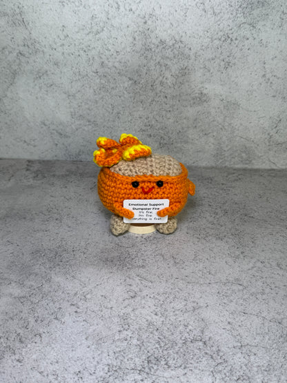 Handmade Crochet Positivity Plush – Uplifting Gifts & Home Décor by CraftnCrumble LLC