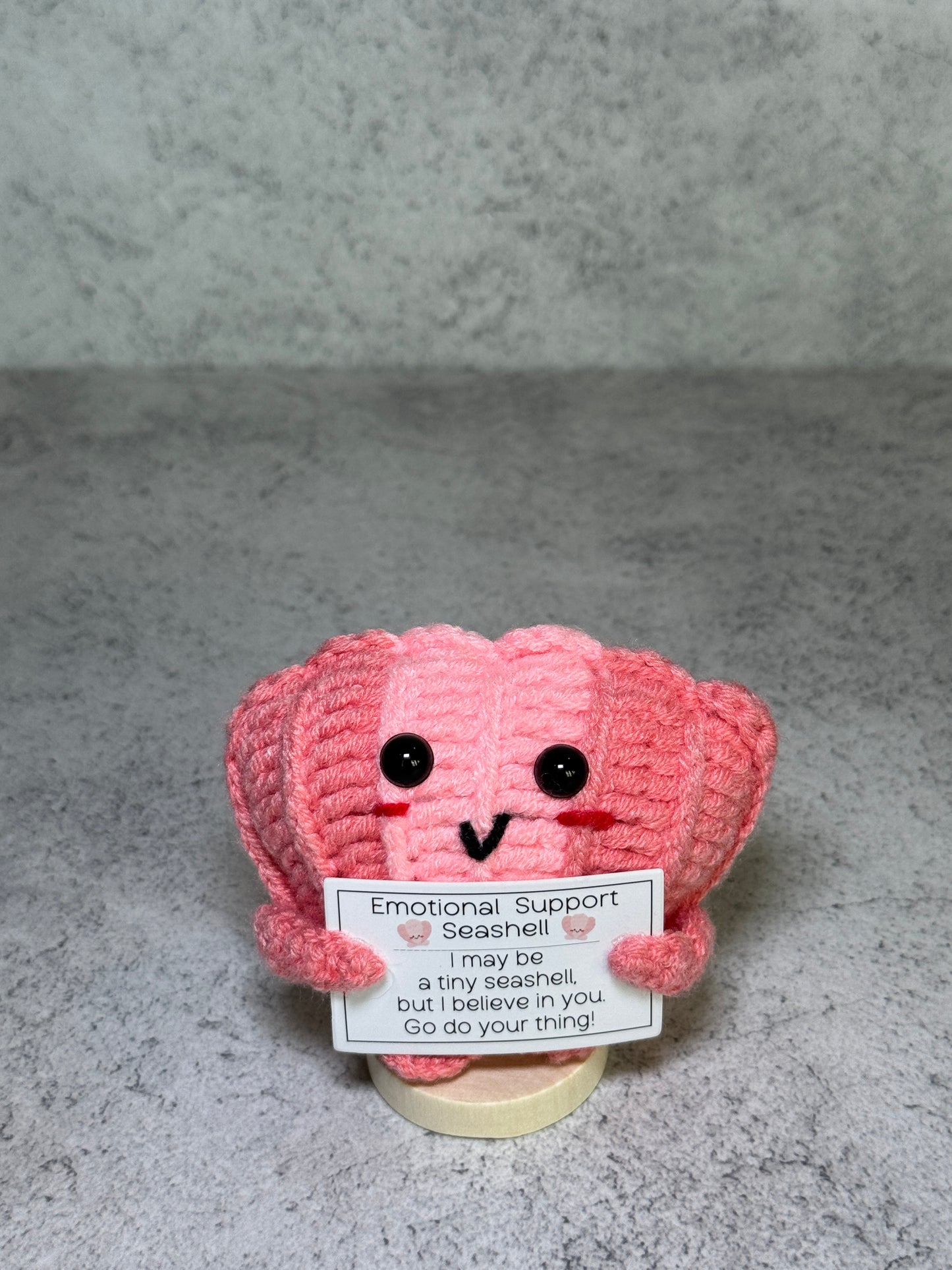 Handmade Crochet Positivity Plush – Uplifting Gifts & Home Décor by CraftnCrumble LLC
