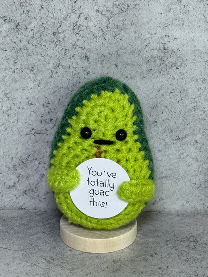 Handmade Crochet Positivity Plush – Uplifting Gifts & Home Décor by CraftnCrumble LLC