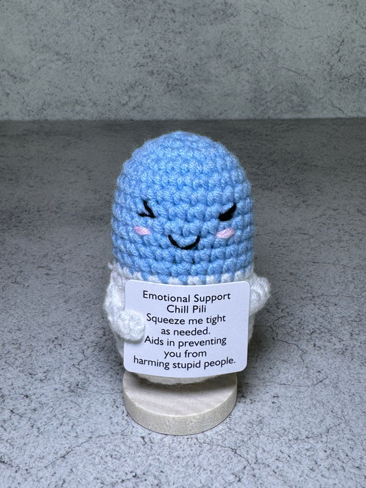 Handmade Crochet Positivity Plush – Uplifting Gifts & Home Décor by CraftnCrumble LLC