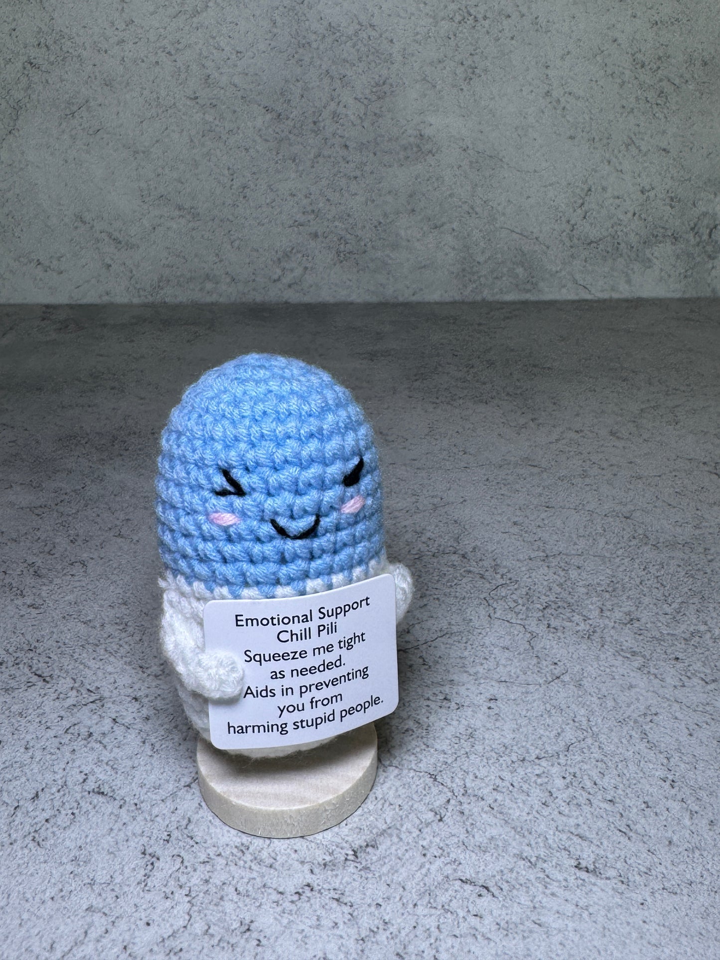Handmade Crochet Positivity Plush – Uplifting Gifts & Home Décor by CraftnCrumble LLC
