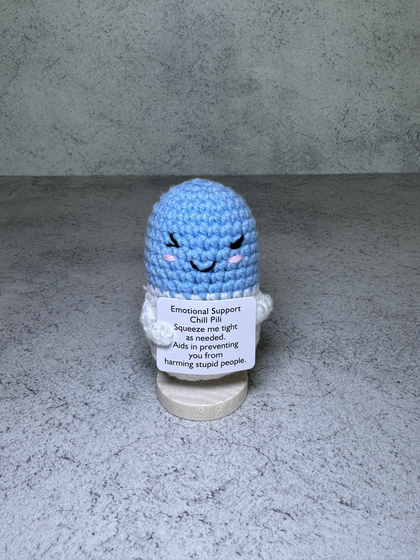 Handmade Crochet Positivity Plush – Uplifting Gifts & Home Décor by CraftnCrumble LLC