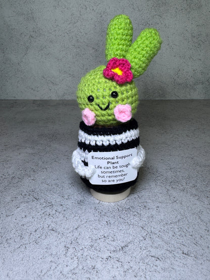 Handmade Crochet Positivity Plush – Uplifting Gifts & Home Décor by CraftnCrumble LLC