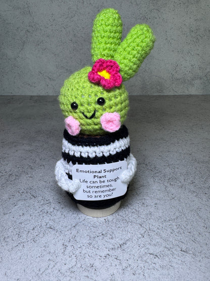 Handmade Crochet Positivity Plush – Uplifting Gifts & Home Décor by CraftnCrumble LLC