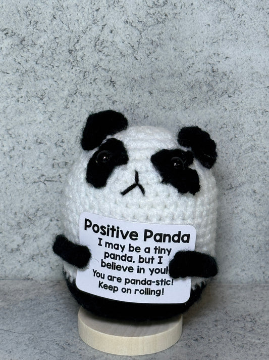 Handmade Crochet Positivity Plush – Uplifting Gifts & Home Décor by CraftnCrumble LLC