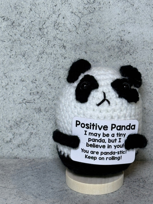 Handmade Crochet Positivity Plush – Uplifting Gifts & Home Décor by CraftnCrumble LLC