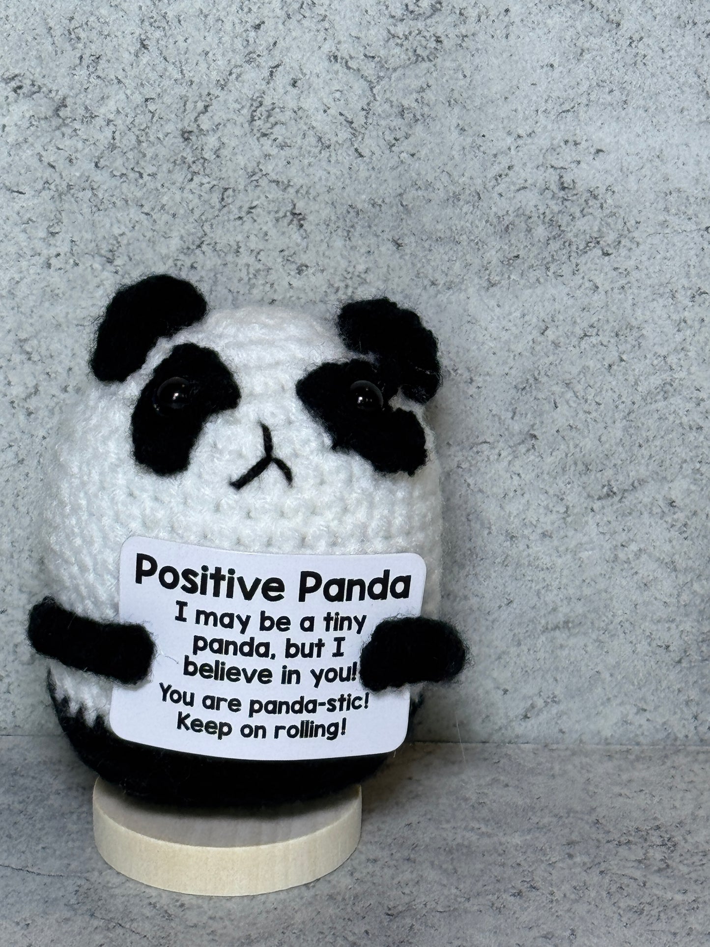 Handmade Crochet Positivity Plush – Uplifting Gifts & Home Décor by CraftnCrumble LLC