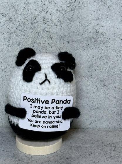 Handmade Crochet Positivity Plush – Uplifting Gifts & Home Décor by CraftnCrumble LLC