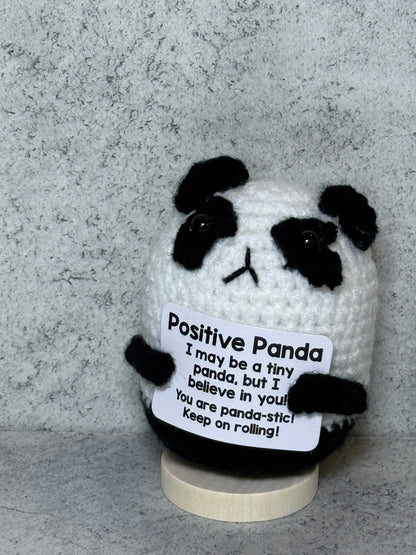 Handmade Crochet Positivity Plush – Uplifting Gifts & Home Décor by CraftnCrumble LLC