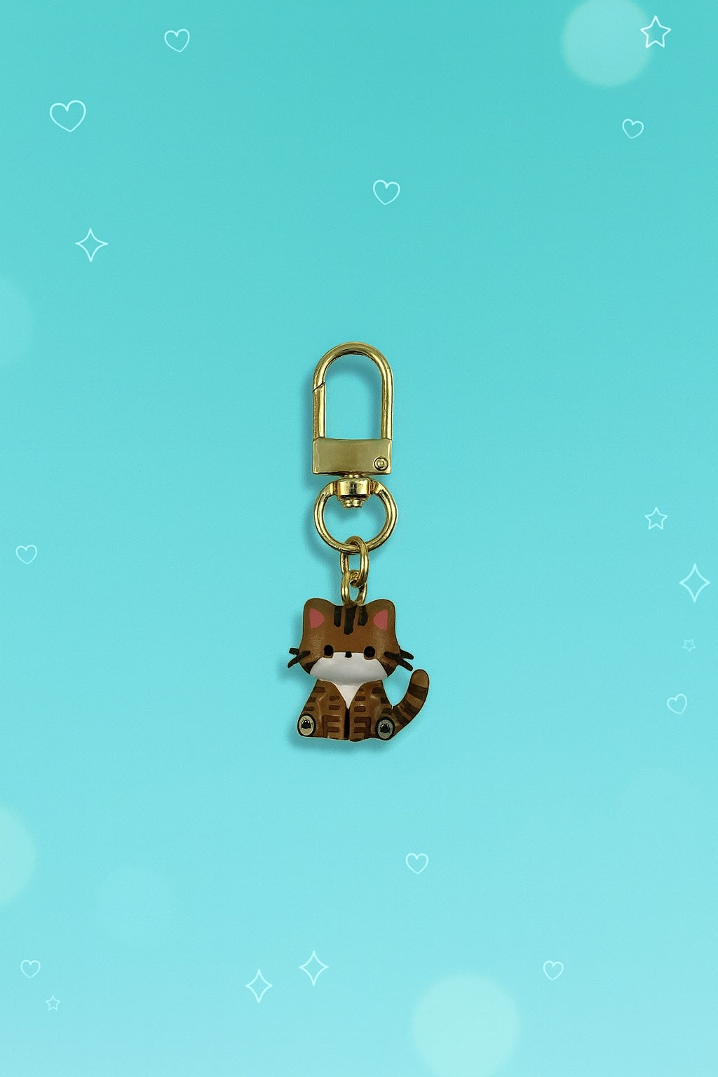 Calico Cat Keychain