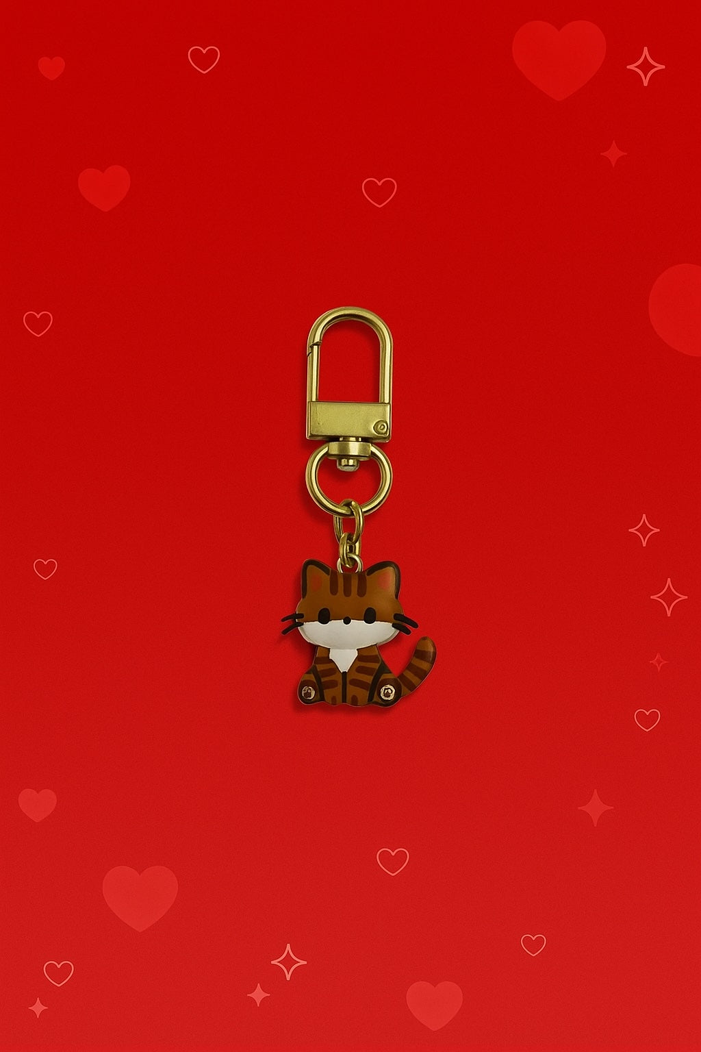Calico Cat Keychain