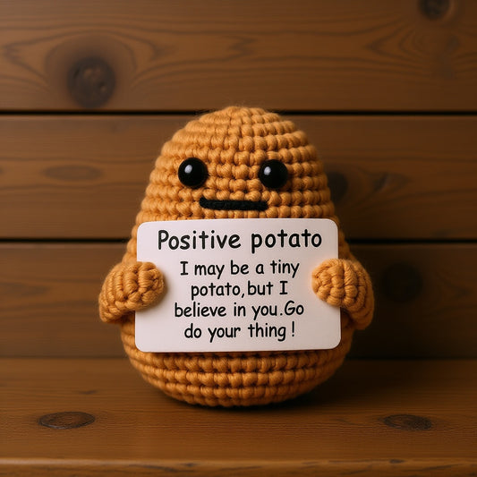 Funny Potato Expression Water Bottle Encouragement Laptop Book Vinyl Stickers by Craft-N-Crumble™