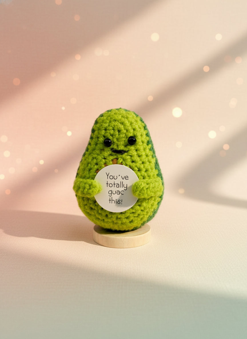 Crochet avocado