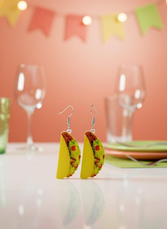 taco earrings