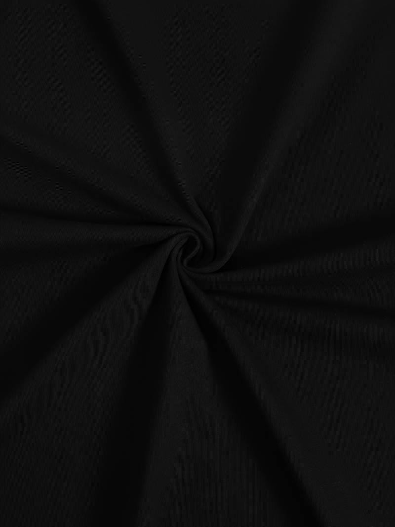 67 number six seven meme t-shirt black fabric close-up for funny ice cream drip graphic tee.