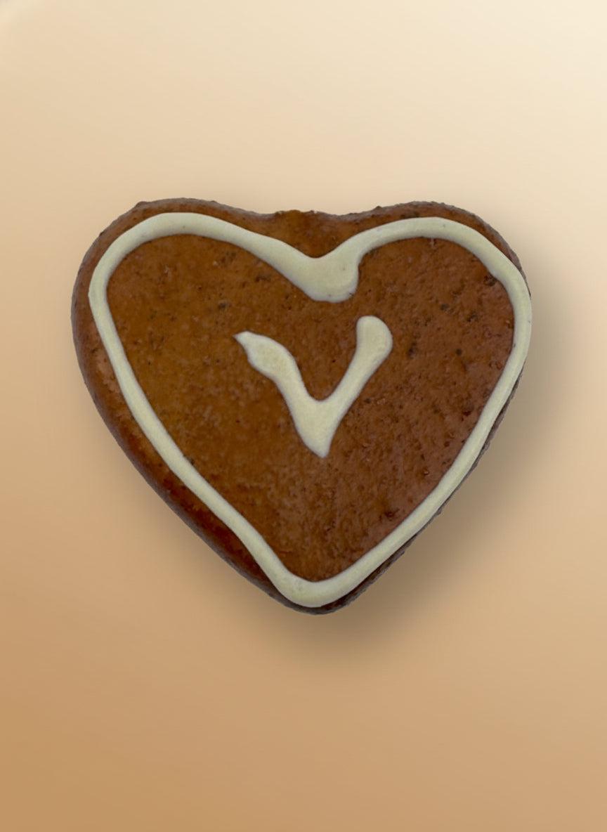 Assorted Fake Cookie Magnets shaped like a heart with icing detail, perfect for fridge decor.